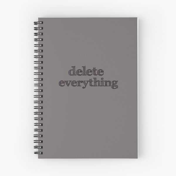 Item preview, Delete Everything designed and sold by Lyngianni.