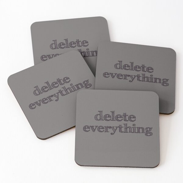 Item preview, Delete Everything designed and sold by Lyngianni.