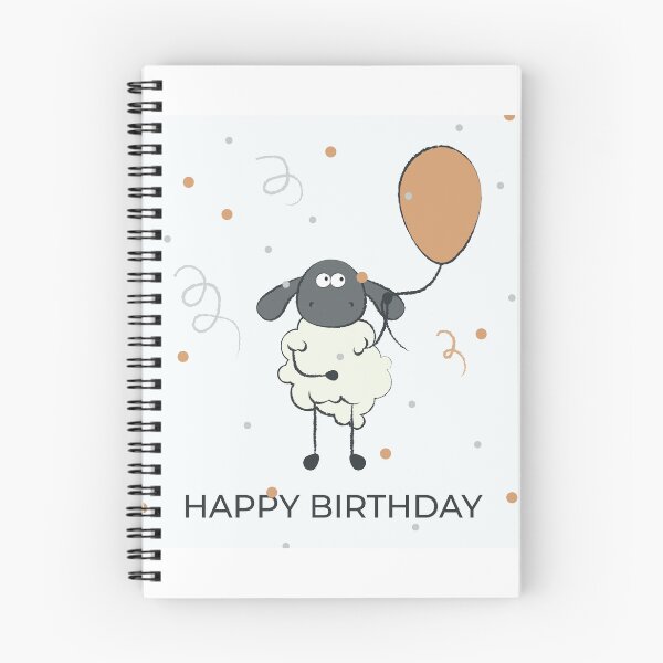 Item preview, Postcard sheep Happy Birthday designed and sold by mariline-design.