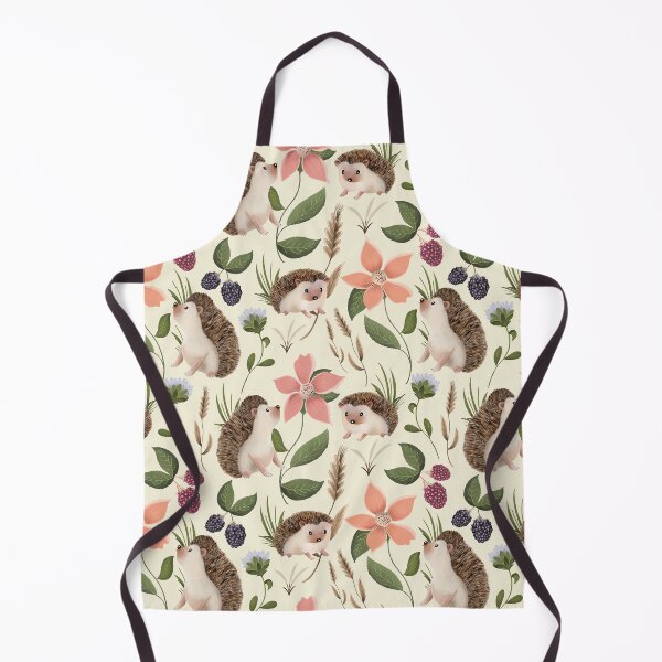 Item preview, Hedgehog Floral - Late Summer designed and sold by Nicky Q Scott.