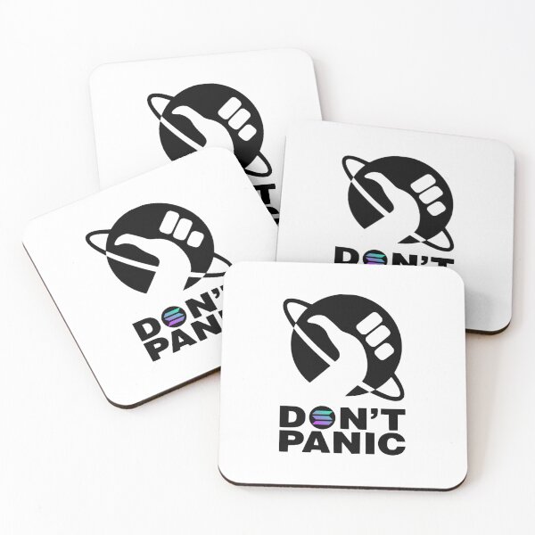 Item preview, DON'T PANIC SOLANA VERSION designed and sold by Crypto Pirates.