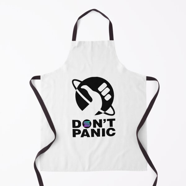 Item preview, DON'T PANIC SOLANA VERSION designed and sold by Crypto Pirates.