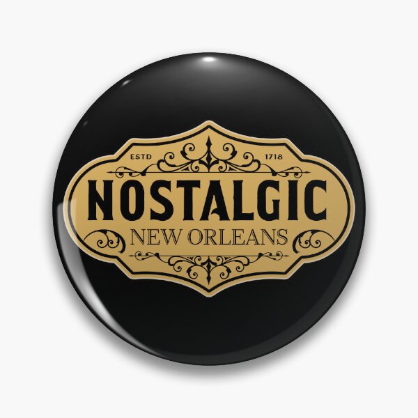 Item preview, Nostalgic New Orleans Logo designed and sold by Nolanas.