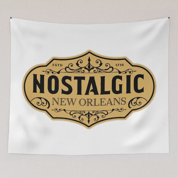 Item preview, Nostalgic New Orleans Logo designed and sold by Nolanas.