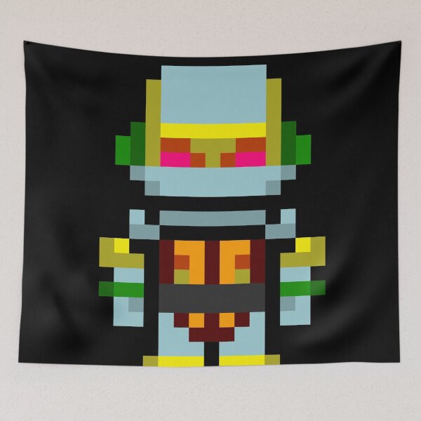 Item preview, Metalero estilo pixel art retro designed and sold by fallinfrog.