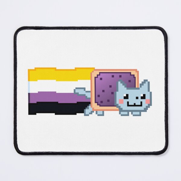 Item preview, Poptart Cat Non-binary Pride  designed and sold by MaggieWolff24.