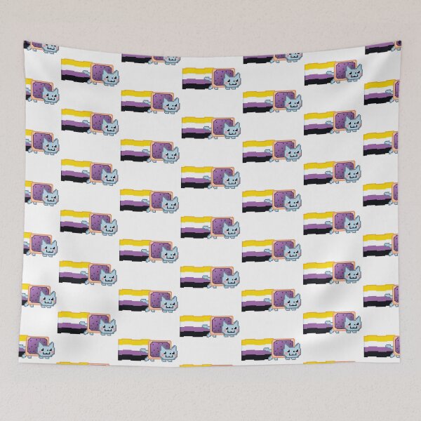 Item preview, Poptart Cat Non-binary Pride  designed and sold by MaggieWolff24.