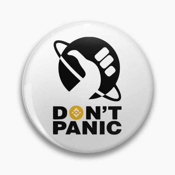 Item preview, NO ENTRES EN PÁNICO VERSIÓN BINANCE BNB designed and sold by Crypto Pirates.