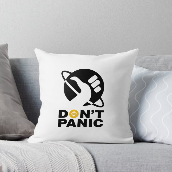 Item preview, DON'T PANIC BINANCE BNB VERSION designed and sold by Crypto Pirates.