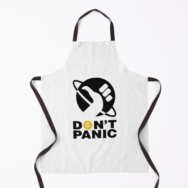 Item preview, DON'T PANIC BINANCE BNB VERSION designed and sold by Crypto Pirates.