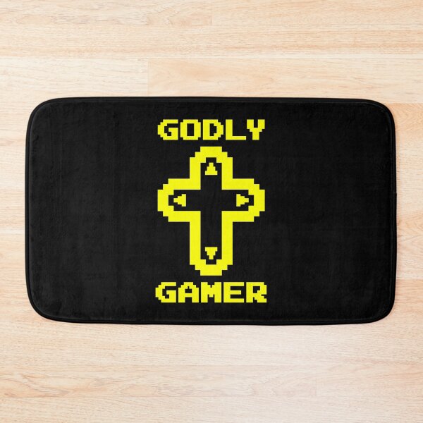Item preview, Godly Gamer (v4 - yellow) - Christian gaming designed and sold by TimespunThreads.