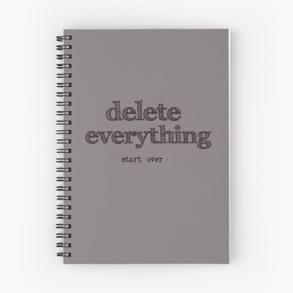 Item preview, Delete Everything Start Over designed and sold by Lyngianni.