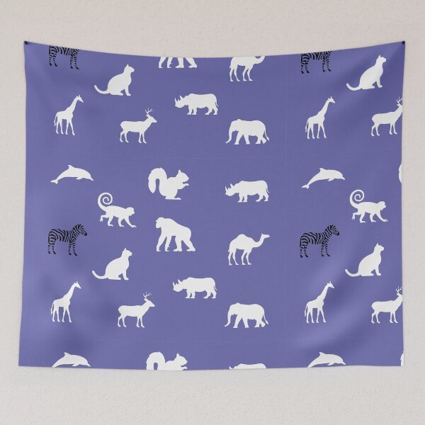 Item preview, Diseño Animal Print con Muy Peri designed and sold by KhuKhuZ.