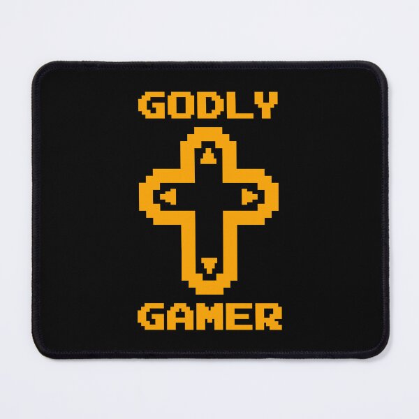 Item preview, Godly Gamer (v5 - orange) - Christian gaming designed and sold by TimespunThreads.