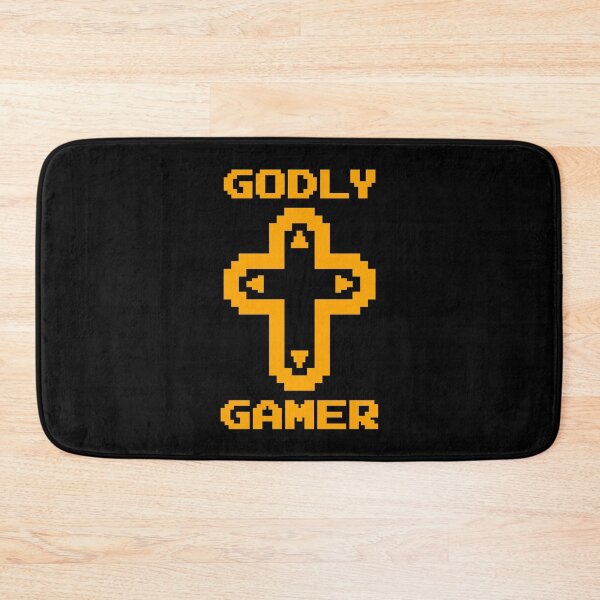 Item preview, Godly Gamer (v5 - orange) - Christian gaming designed and sold by TimespunThreads.