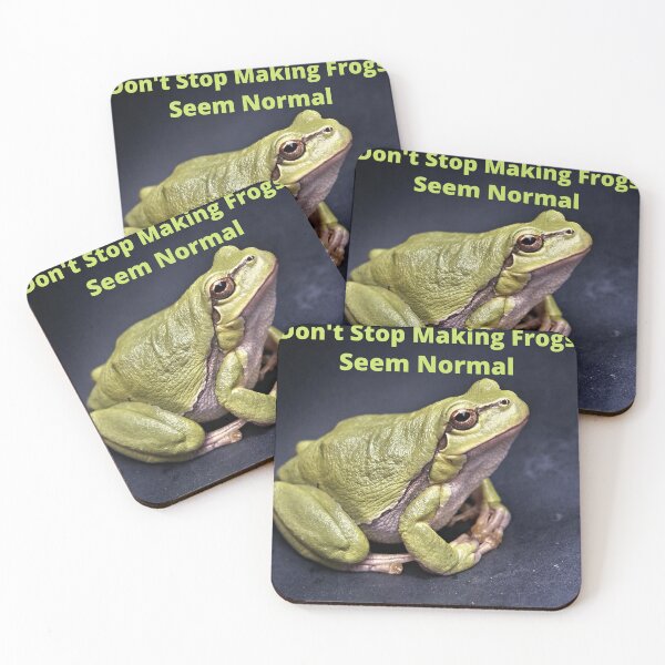 Item preview, Make Frogs Normal designed and sold by Zevy-Darling.