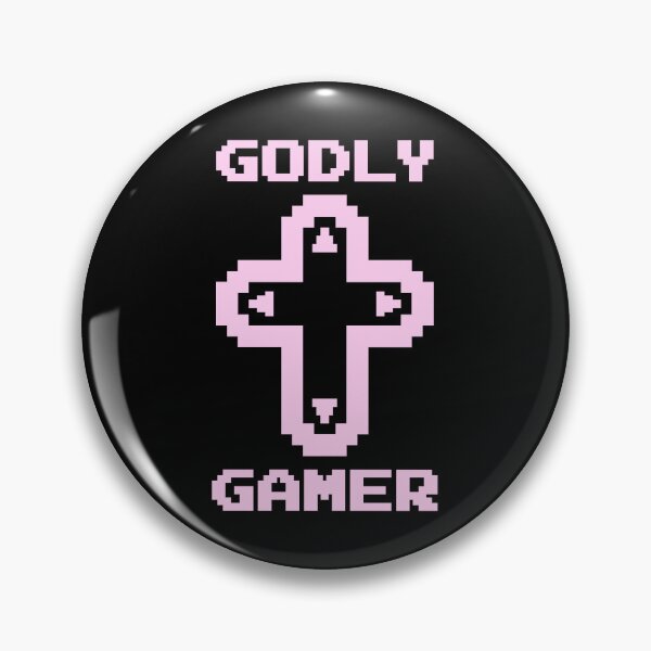 Item preview, Godly Gamer (v6 - pink) - Christian gaming designed and sold by TimespunThreads.