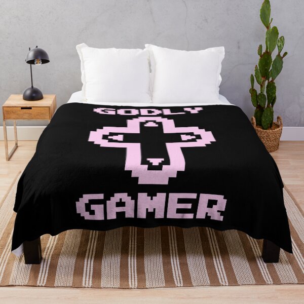 Item preview, Godly Gamer (v6 - pink) - Christian gaming designed and sold by TimespunThreads.