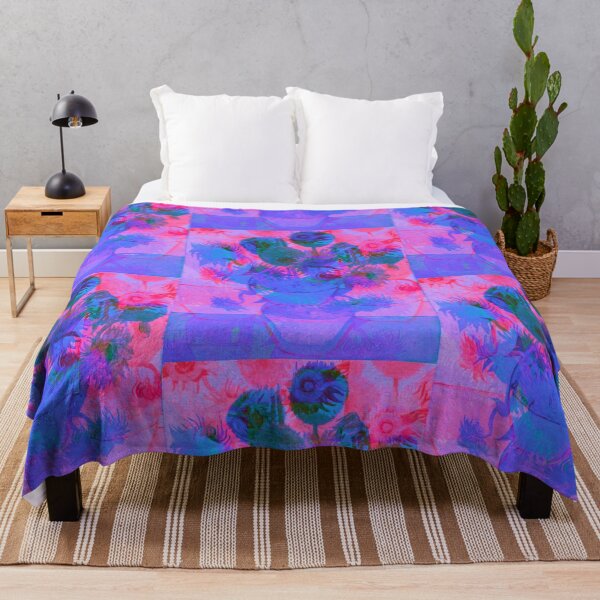Item preview, Sunflowers (1888) by Vincent Van Gogh - Red and Purple designed and sold by KaleidoscopicU.