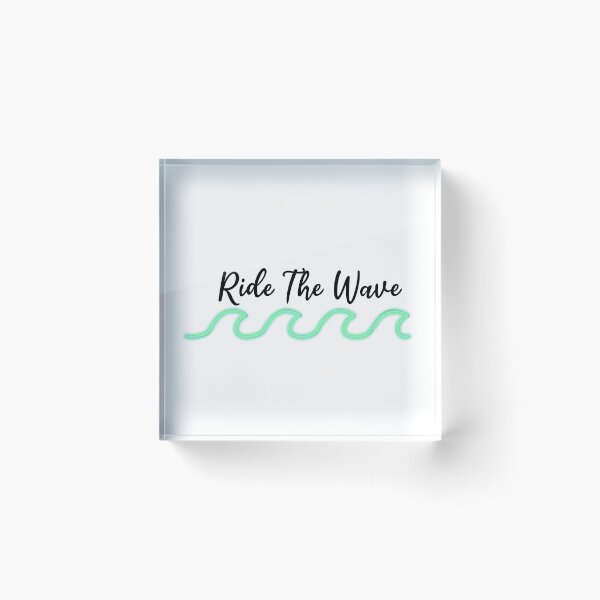 Item preview, Just Ride The Wave Green designed and sold by olivierxx33.