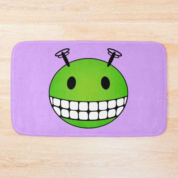 Item preview, Green Alien Smiley Face designed and sold by RawSunArt.
