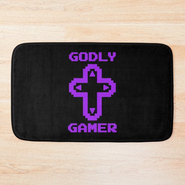 Item preview, Godly Gamer (v8 - purple) - Christian gaming designed and sold by TimespunThreads.