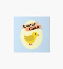 Cute Yellow Easter Chick Art Board