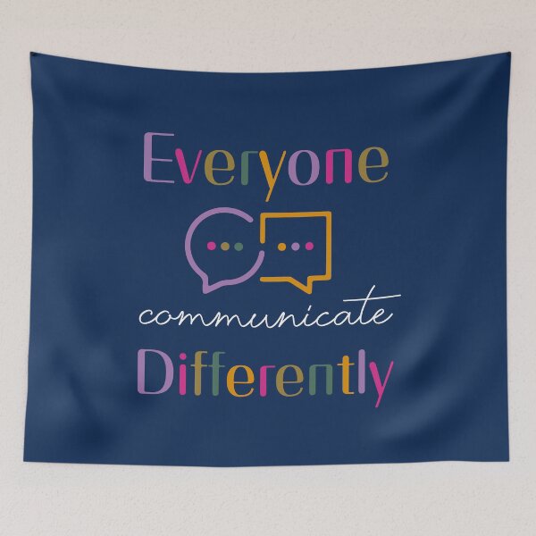 Item preview, Everyone Communicate Differently designed and sold by la  clameur.