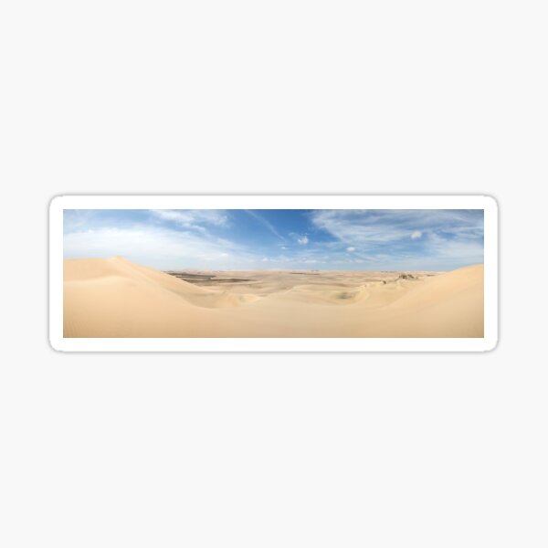 The vast dunes of Ica, Peru Sticker