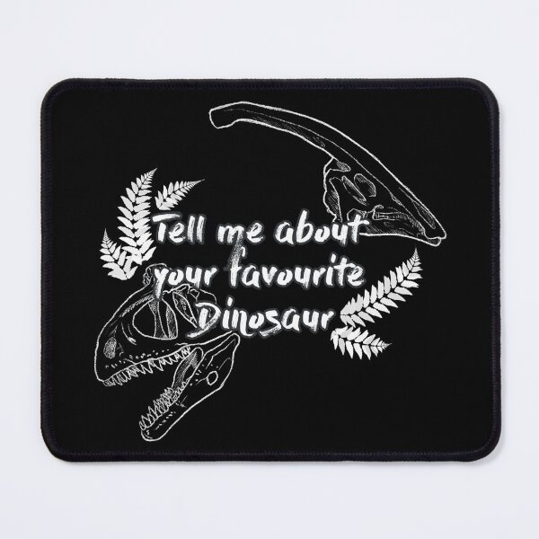 Item preview, Tell me about your favourite dinosaur in black and white designed and sold by InterfectorFactory.