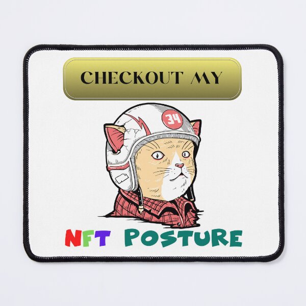 Item preview, The NFT Cat Posture designed and sold by Chrisblazestore.