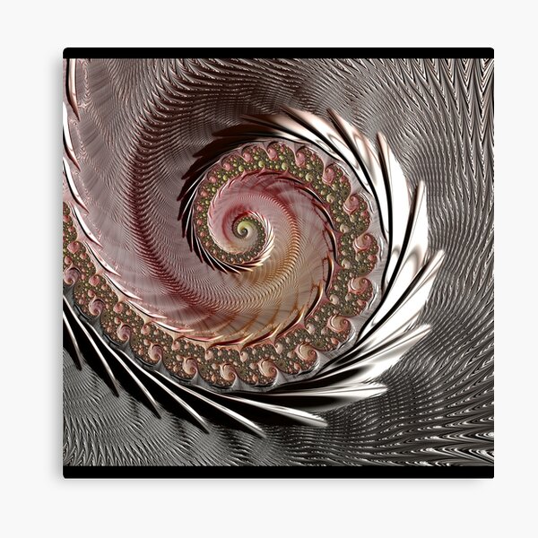 FRACTAL ART, spun glass look, 3D Canvas Print
