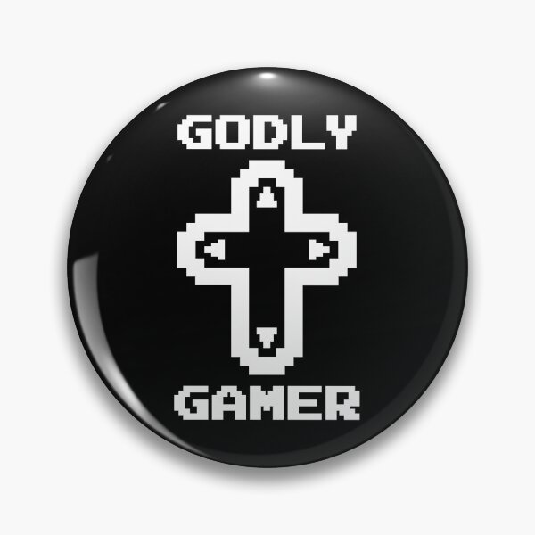 Item preview, Godly Gamer (v10 - white) - Christian gaming designed and sold by TimespunThreads.