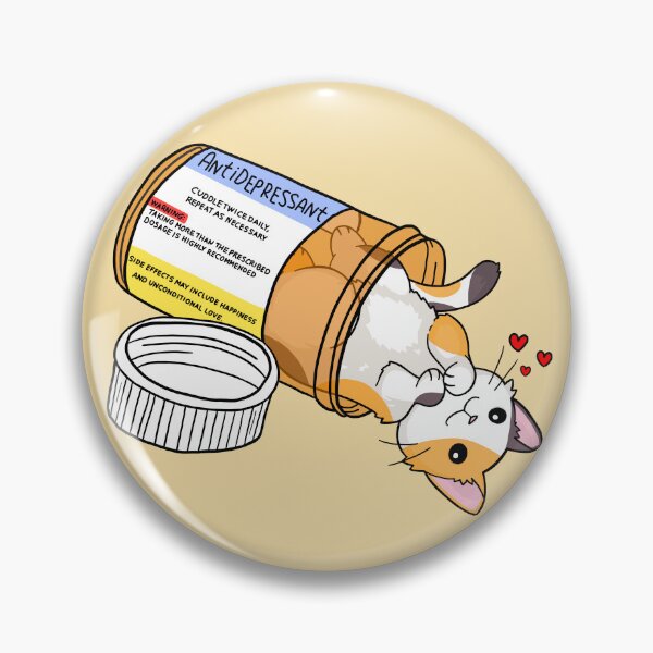 Artikelvorschau, Calico Kitty Antidepressivum Liebesmedizin entworfen und verkauft von Sadhbh rua.