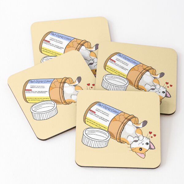 Item preview, Calico kitty antidepressant love medicine designed and sold by Sadhbh rua.