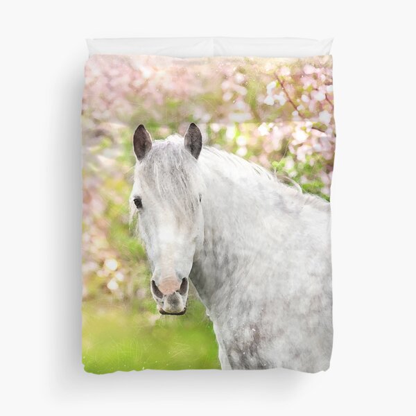 Spring Horse Duvet Cover