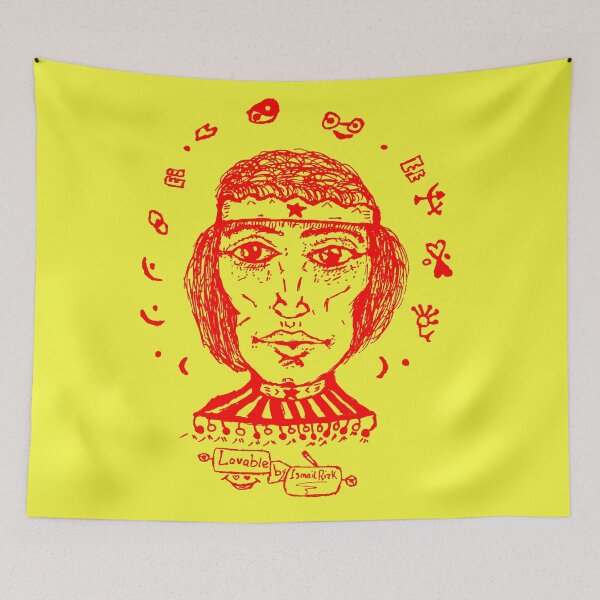 Item preview, lovable red face designed and sold by Ismail Rizk.