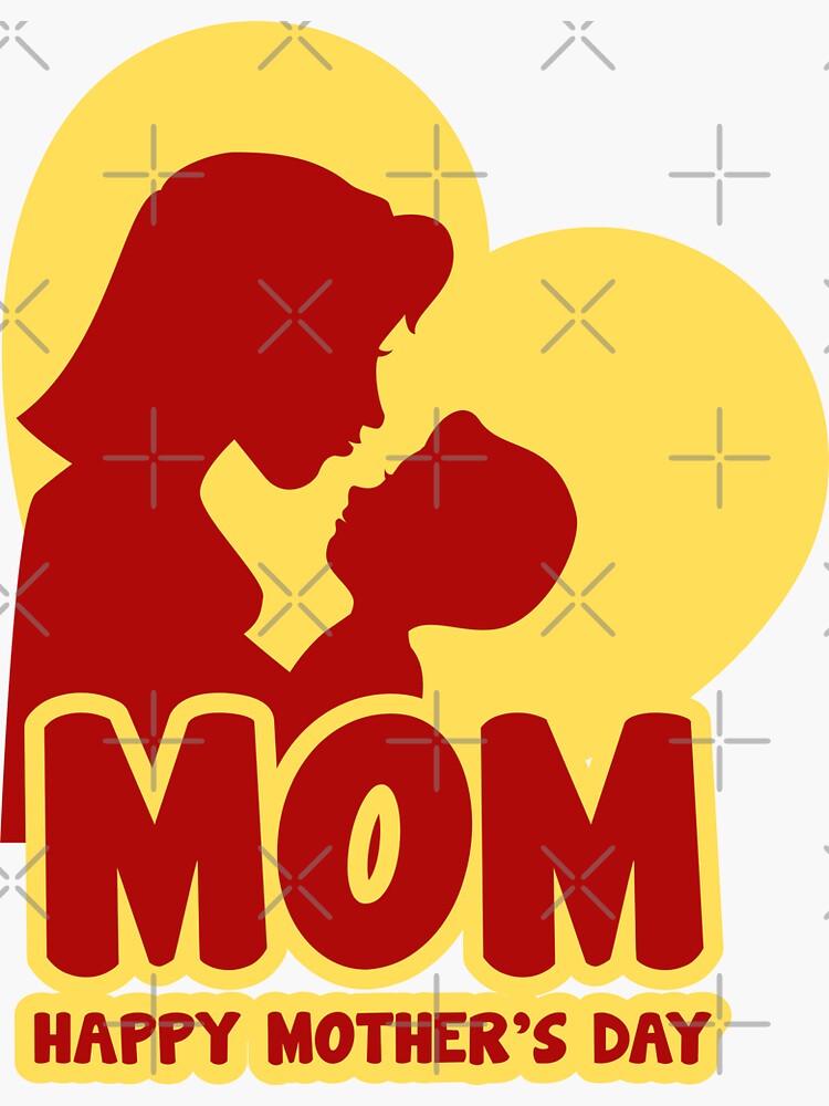 Happy Mothers Day Sticker By Sunrise Art Redbubble