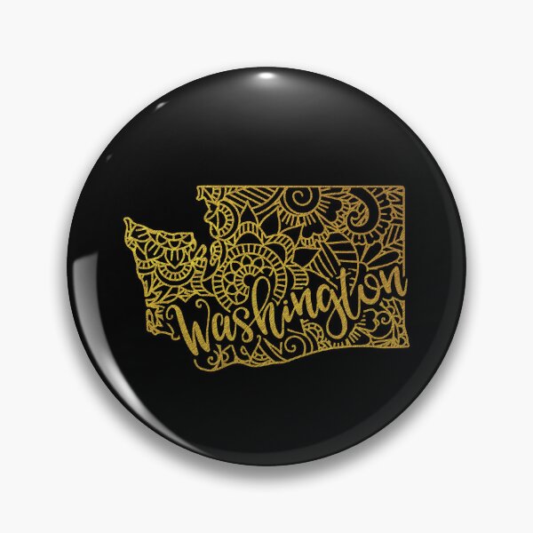 Item preview, Washington Gold Map designed and sold by OutcastBrain.