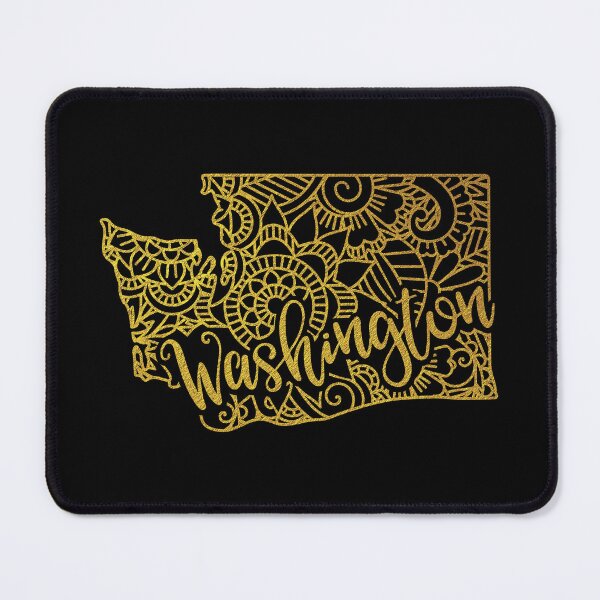 Item preview, Washington Gold Map designed and sold by OutcastBrain.