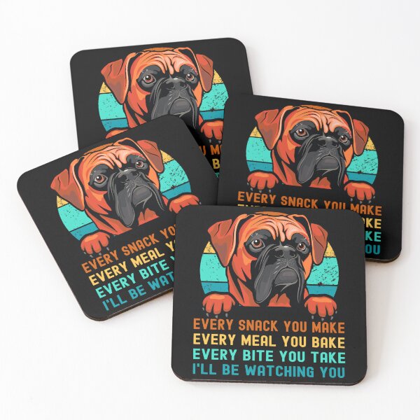 Item preview, Boxer Dog I'll Be Watching You Every Snack You Make designed and sold by PositiveEdge.