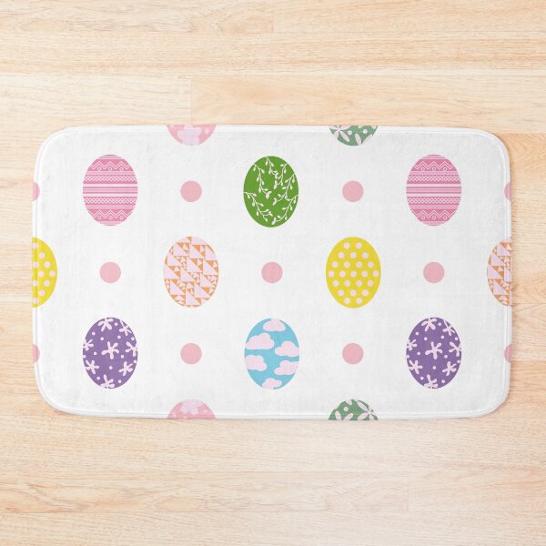 Item preview, Super Cute Easter Eggs in White Pattern designed and sold by Moyanana.