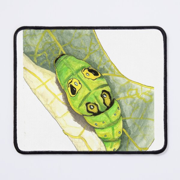Item preview, Swallowtail Caterpillar on Leaf designed and sold by Stephanie Wilker.