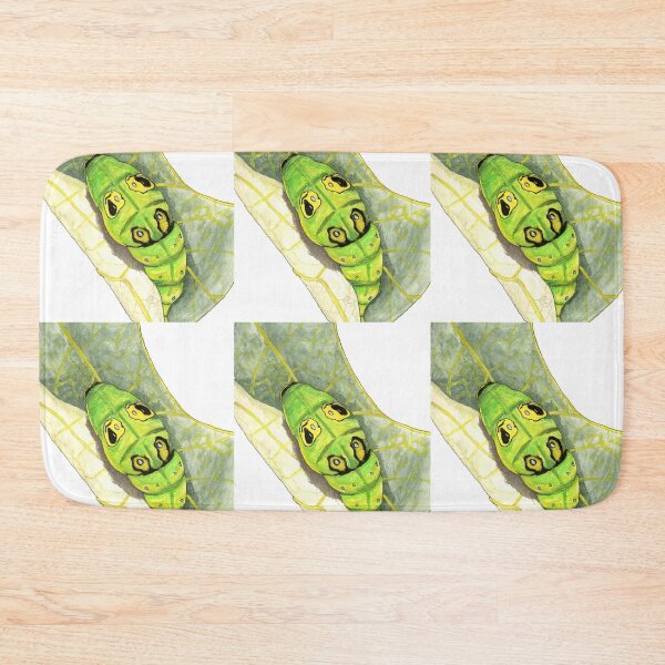 Item preview, Swallowtail Caterpillar on Leaf designed and sold by Stephanie Wilker.