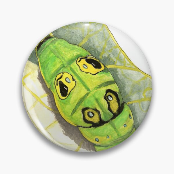 Item preview, Swallowtail Caterpillar on Leaf designed and sold by Stephanie Wilker.