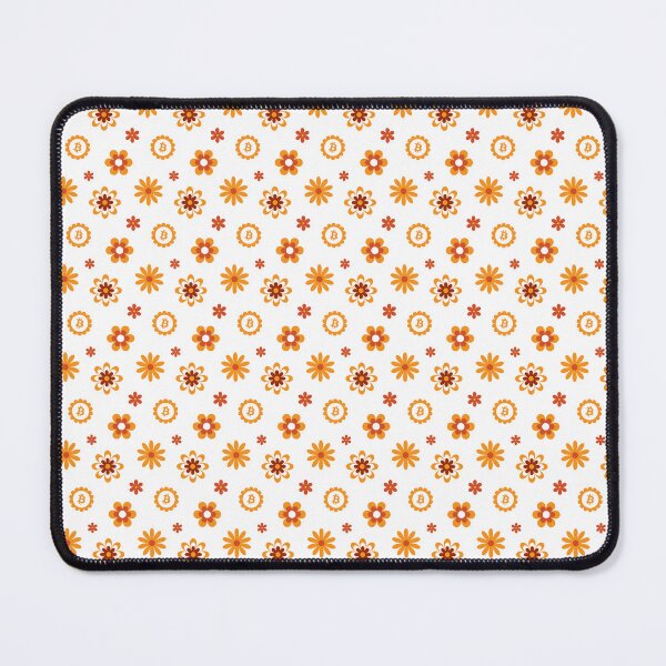 Item preview, Bitcoin Retro Floral Pattern designed and sold by Digi-Drifterz.