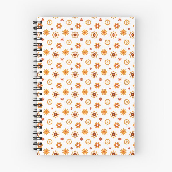 Item preview, Bitcoin Retro Floral Pattern designed and sold by Digi-Drifterz.