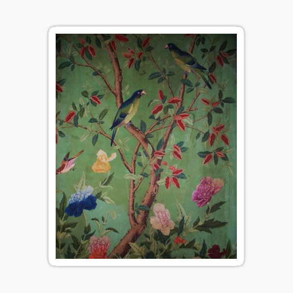 Green Dream Chinoiserie Sticker