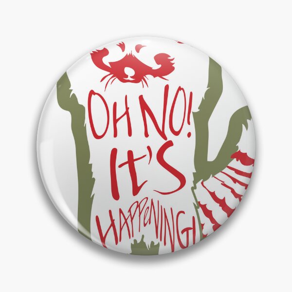 Item preview, Oh No! It's Happening_Red Panda_Green Border designed and sold by EchoCircle.