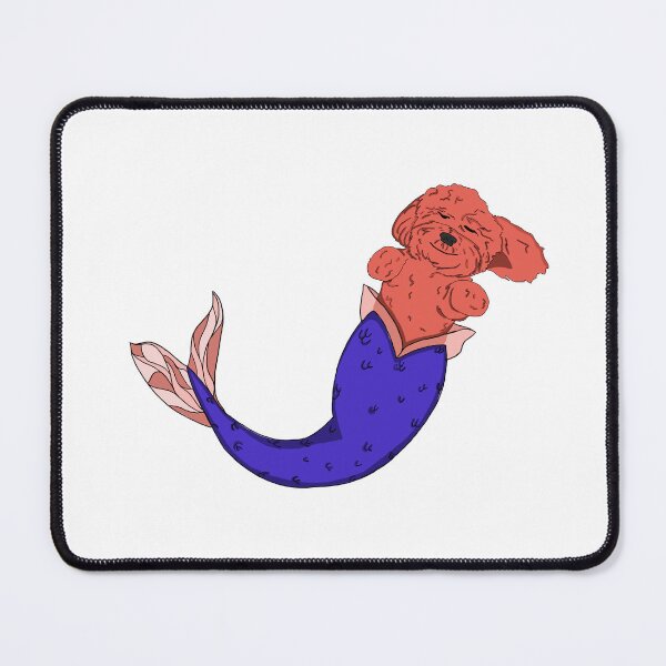 Item preview, Red Fluffy Mer-dog designed and sold by Caarvroomvroom.